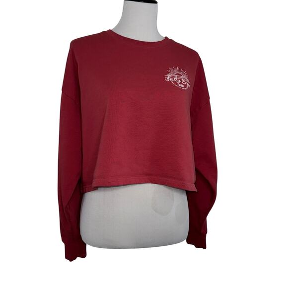 Salty Crew Cropped Sweatshirt Sz XL - Picture 3 of 10